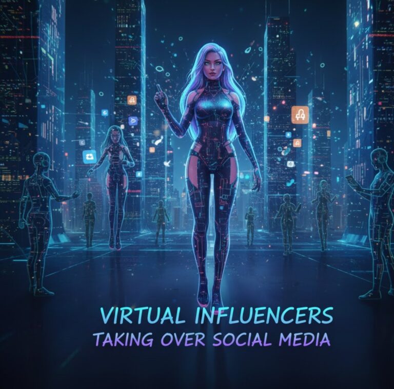 The Rise of AI Celebrities: Virtual Influencers Taking Over Social Media